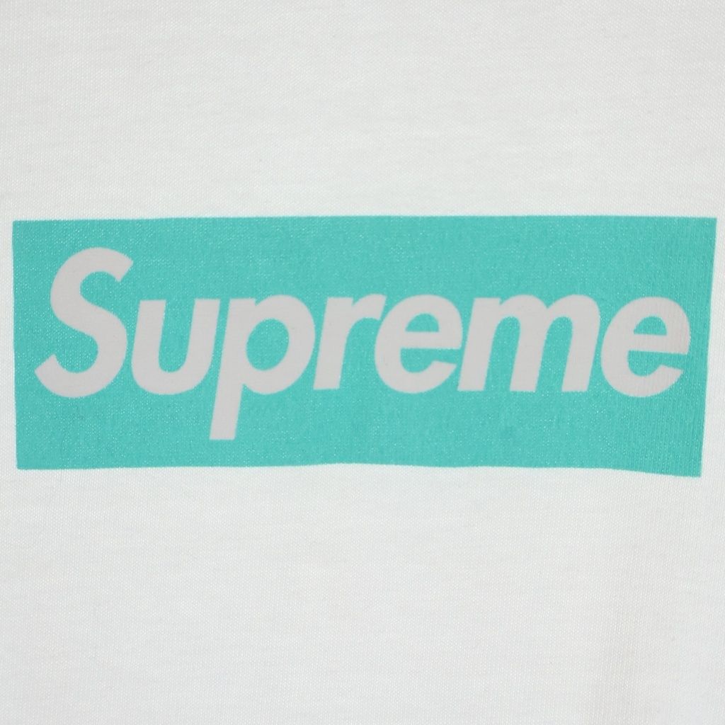 Tiffany & Co Supreme Box Logo Tee Box Short Sleeve T-Shirt White — view 5