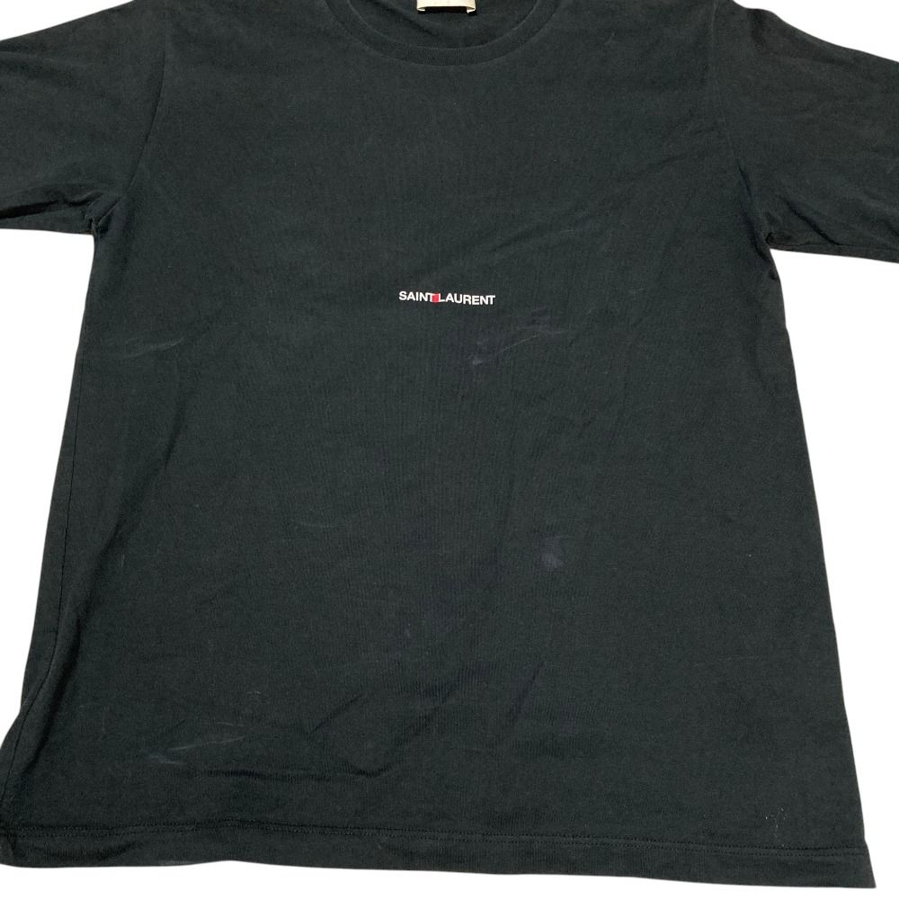 Saint Laurent Paris Logo Print T-Shirt XS Black — view 9