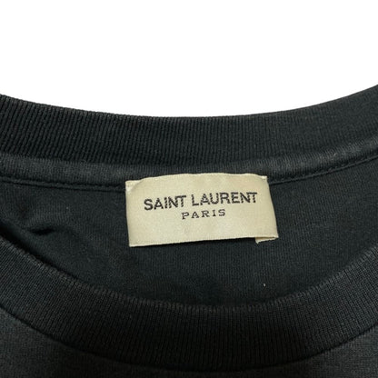 Saint Laurent Paris Logo Print T-Shirt XS Black — view 4