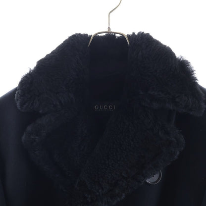 Gucci Black Persian Lamb Pea Coat — view 3