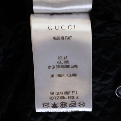 Gucci Black Persian Lamb Pea Coat — view 8