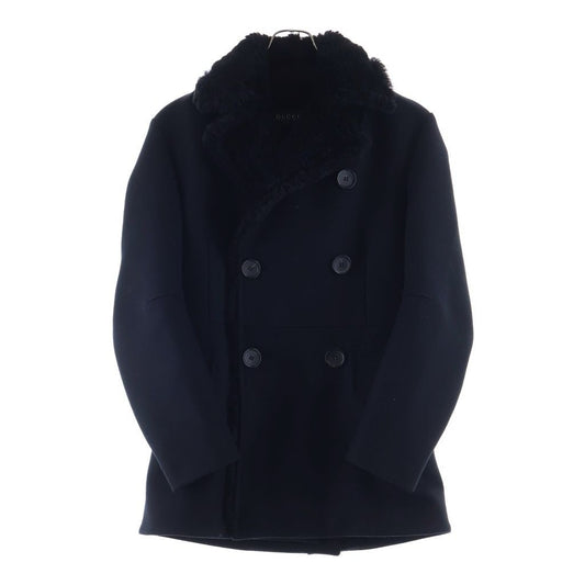 Gucci Black Persian Lamb Pea Coat