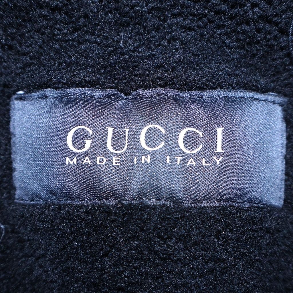 Gucci Black Persian Lamb Pea Coat — view 7