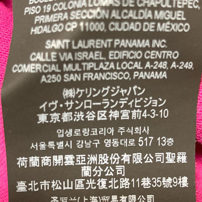 Saint Laurent Paris Logo Print T-Shirt L Purple — view 7