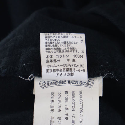 Chrome Hearts Denim Western Cross Ball Button Sleeve Hem Leather Patch Long — view 8