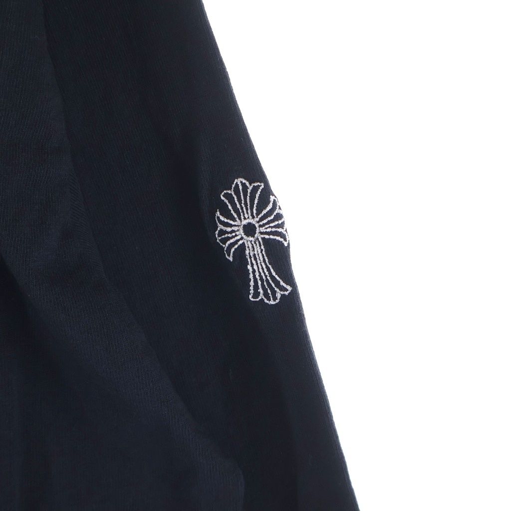 Chrome Hearts Not English Label Embroidery Long Sleeve Top Black — view 6