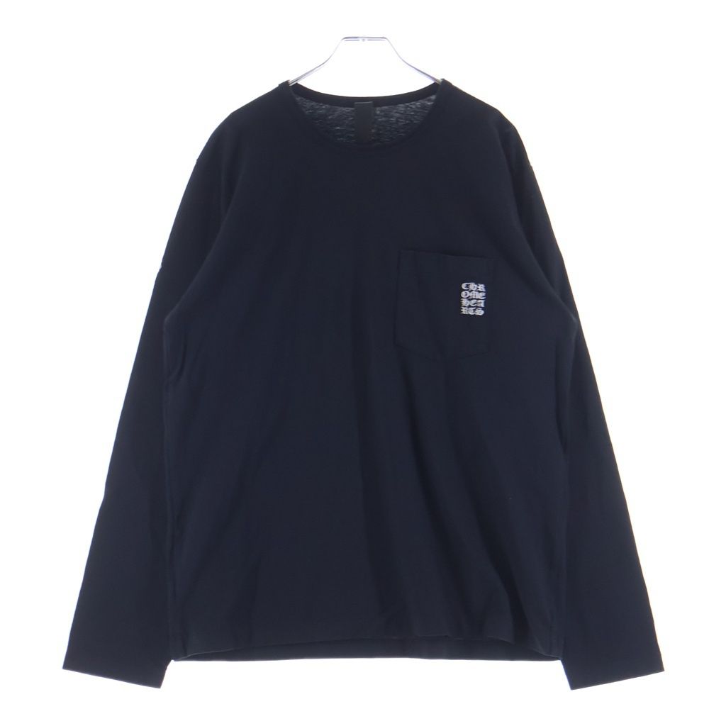 Chrome Hearts Not English Label Embroidery Long Sleeve Top Black