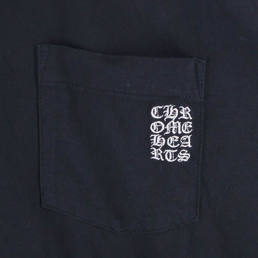 Chrome Hearts Not English Label Embroidery Long Sleeve Top Black — view 5