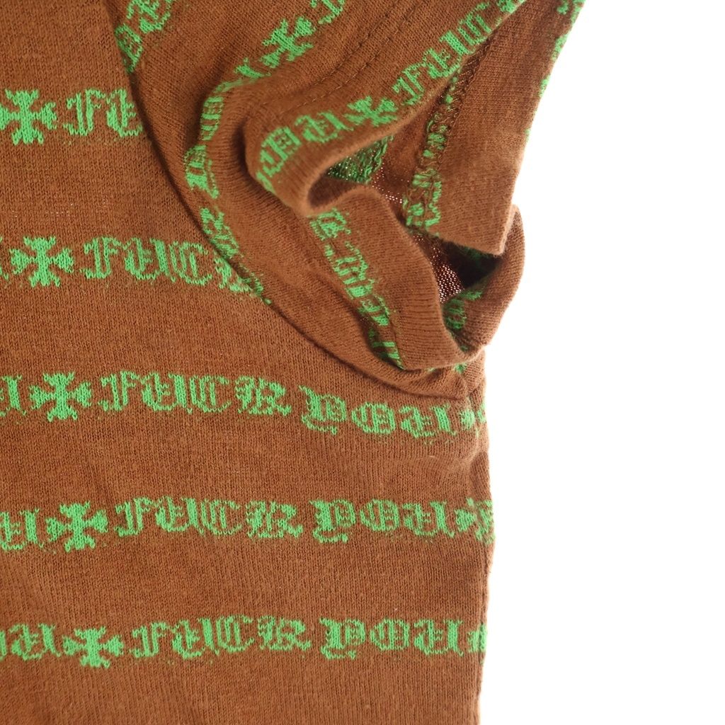 Chrome Hearts Not Vine Dagger Embroidery Tee Not T-Shirt Short Sleeve Top Brown — view 5