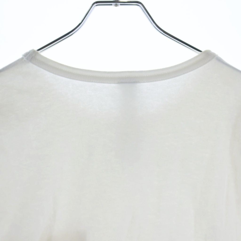 Chrome Hearts Not English Label Embroidery Long Sleeve Top White — view 4