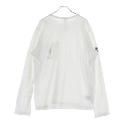 Chrome Hearts Not English Label Embroidery Long Sleeve Top White — view 2