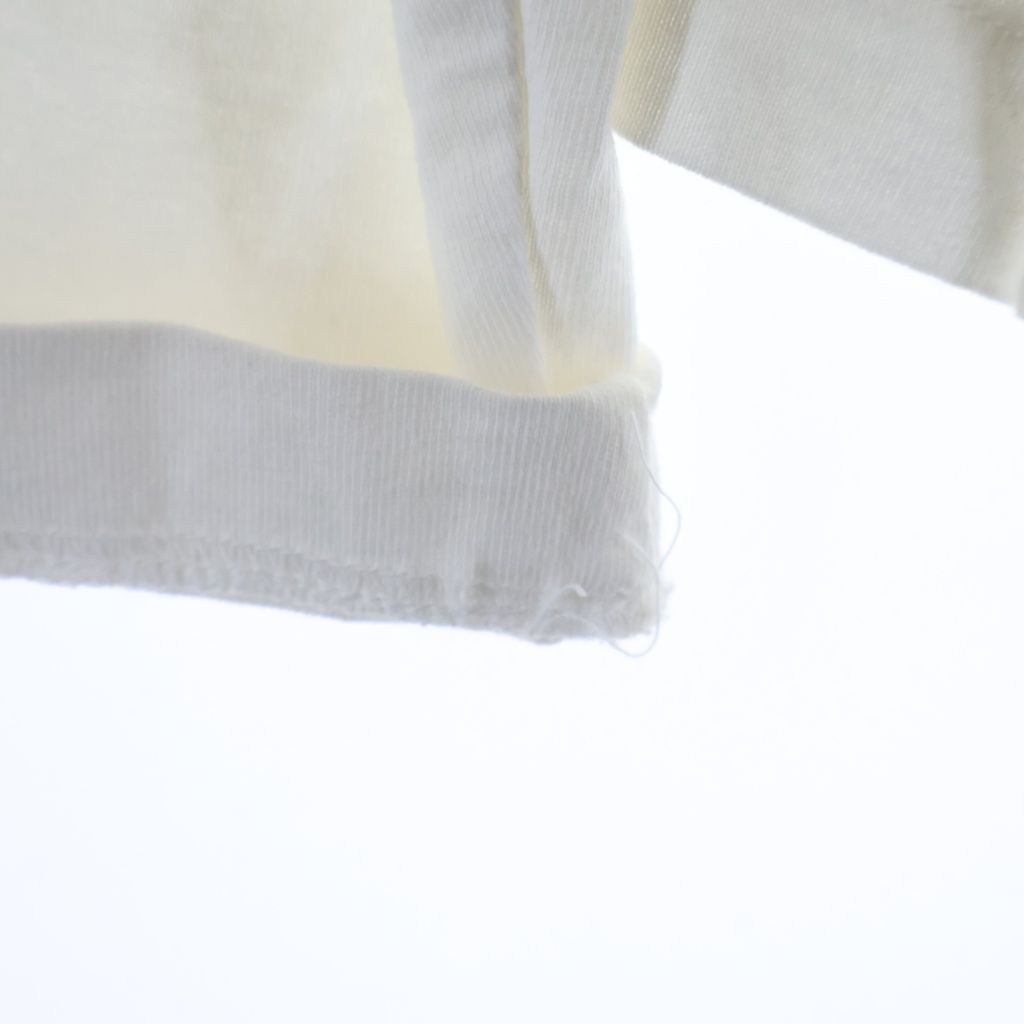 Chrome Hearts Not English Label Embroidery Long Sleeve Top White — view 6