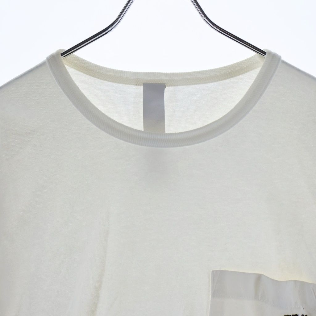 Chrome Hearts Not English Label Embroidery Long Sleeve Top White — view 3