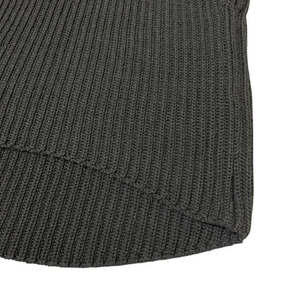 Celine Phoebe Philo Era Cotton Logege Ribbon Knit Vest M Gray — view 3