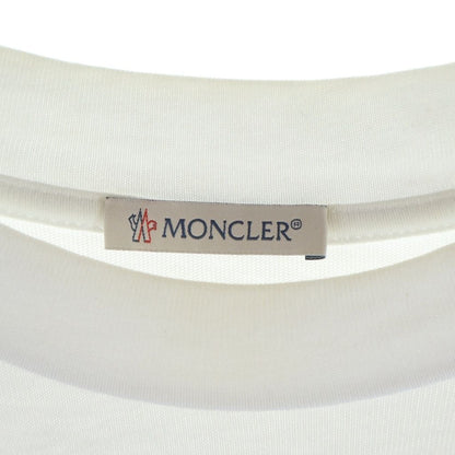 Moncler T-Shirt Manica Lunga L S Long Sleeve Logo Top White — view 7