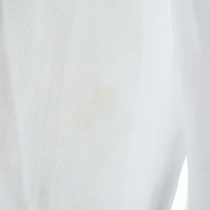 Moncler T-Shirt Manica Lunga L S Long Sleeve Logo Top White — view 6
