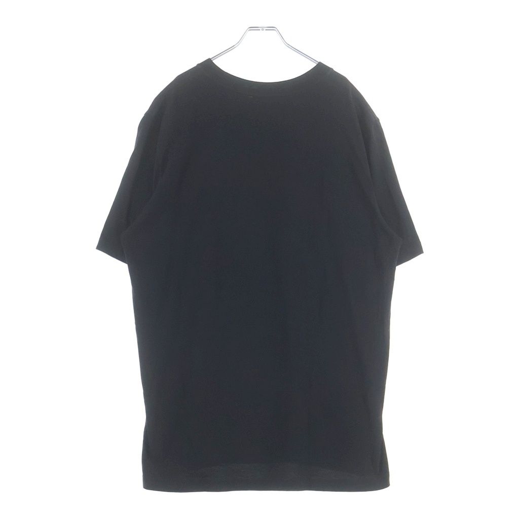 Moncler Front Logo Patch Crew Neck Short Sleeve T-Shirt Black — view 2