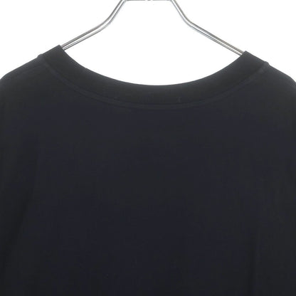 Moncler Front Logo Patch Crew Neck Short Sleeve T-Shirt Black — view 4