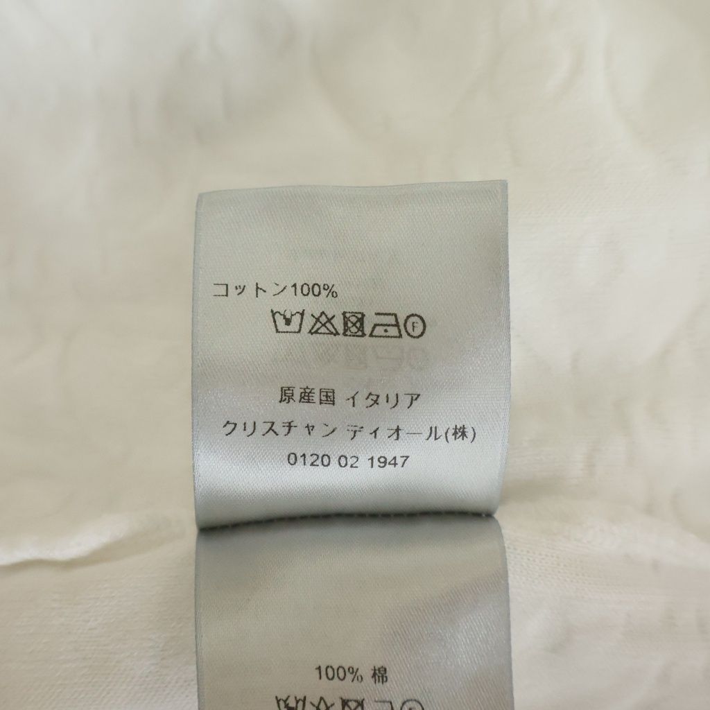 Dior Oblique Cotton Jacquard Top White — view 8