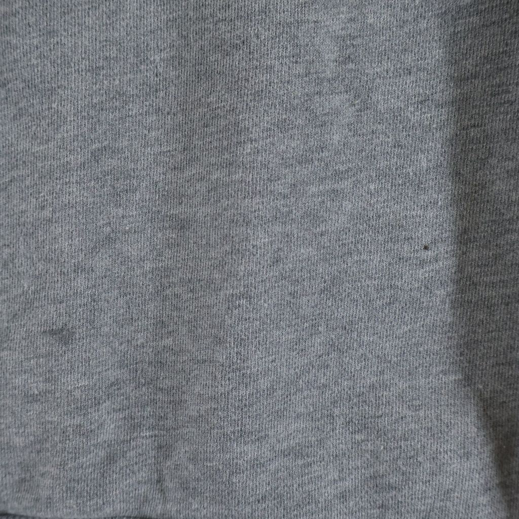 Celine Loose Sweatshirt in Cotton Fleece Drawstring Hoodie Pullover Gray — view 6