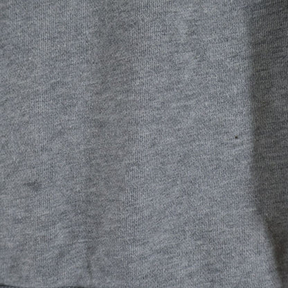 Celine Loose Sweatshirt in Cotton Fleece Drawstring Hoodie Pullover Gray — view 6