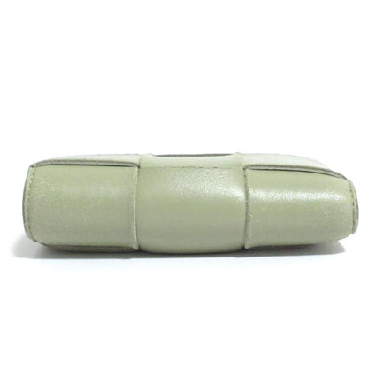 Bottega Veneta Intrecciato Compact Wallet Bifold Khaki — view 4
