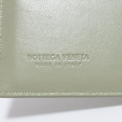 Bottega Veneta Intrecciato Compact Wallet Bifold Khaki — view 7