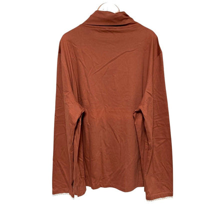 Hermes Turtleneck Fay Cles Eared T-Shirt L Light Brown — view 2