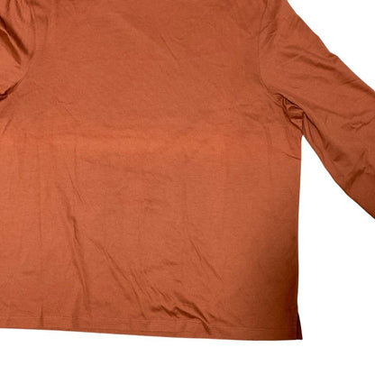 Hermes Turtleneck Fay Cles Eared T-Shirt L Light Brown — view 7