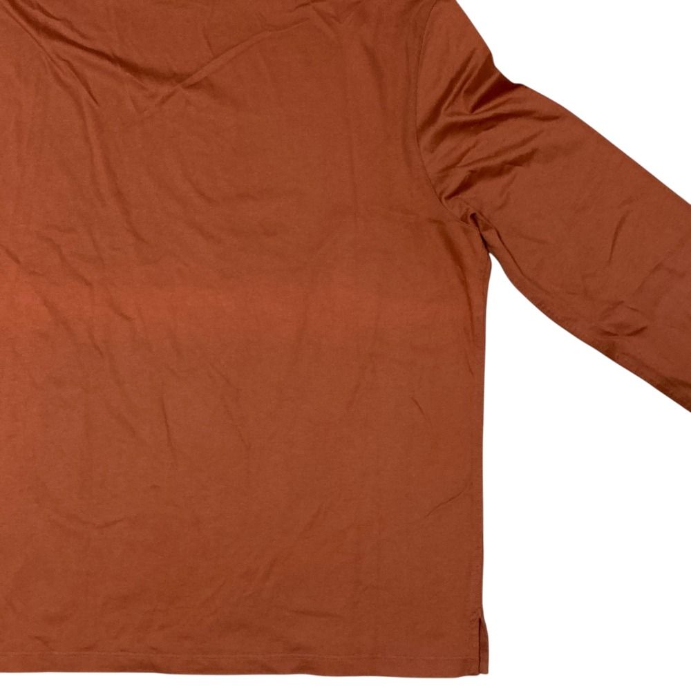 Hermes Turtleneck Fay Cles Eared T-Shirt L Light Brown — view 8