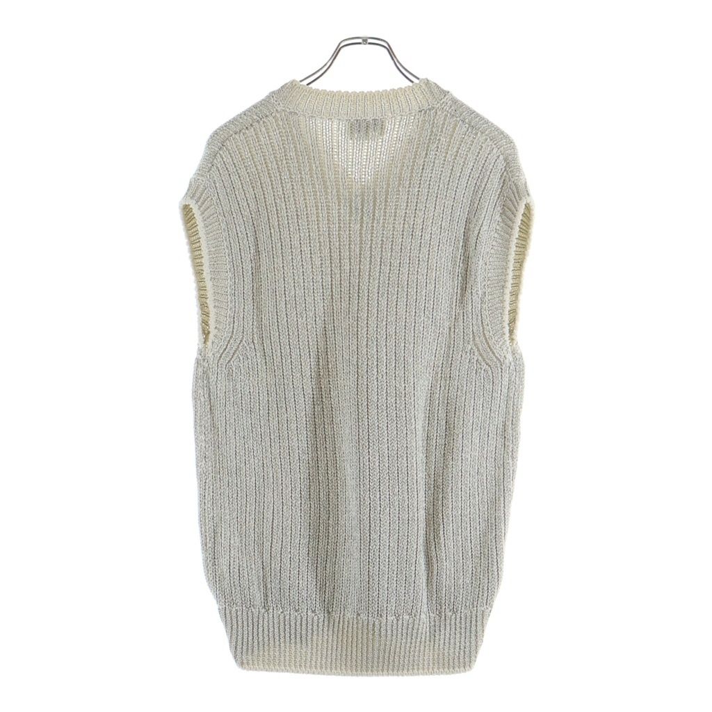 Hermes Knit Vest Nylon Cable White — view 2