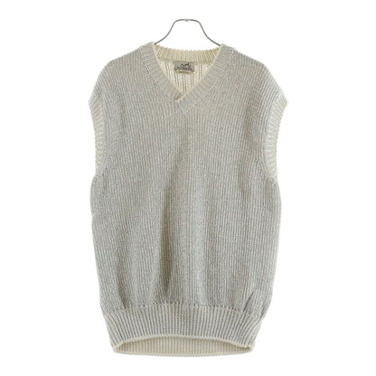 Hermes Knit Vest Nylon Cable White