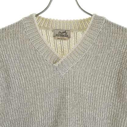 Hermes Knit Vest Nylon Cable White — view 3