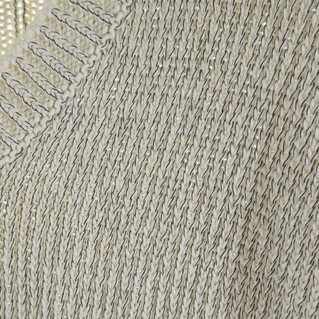 Hermes Knit Vest Nylon Cable White — view 4