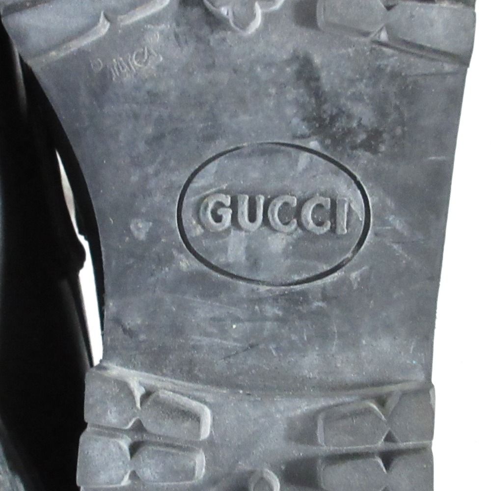 Gucci Leather Horsebit Loafers Shoes 34.5 Black — view 8