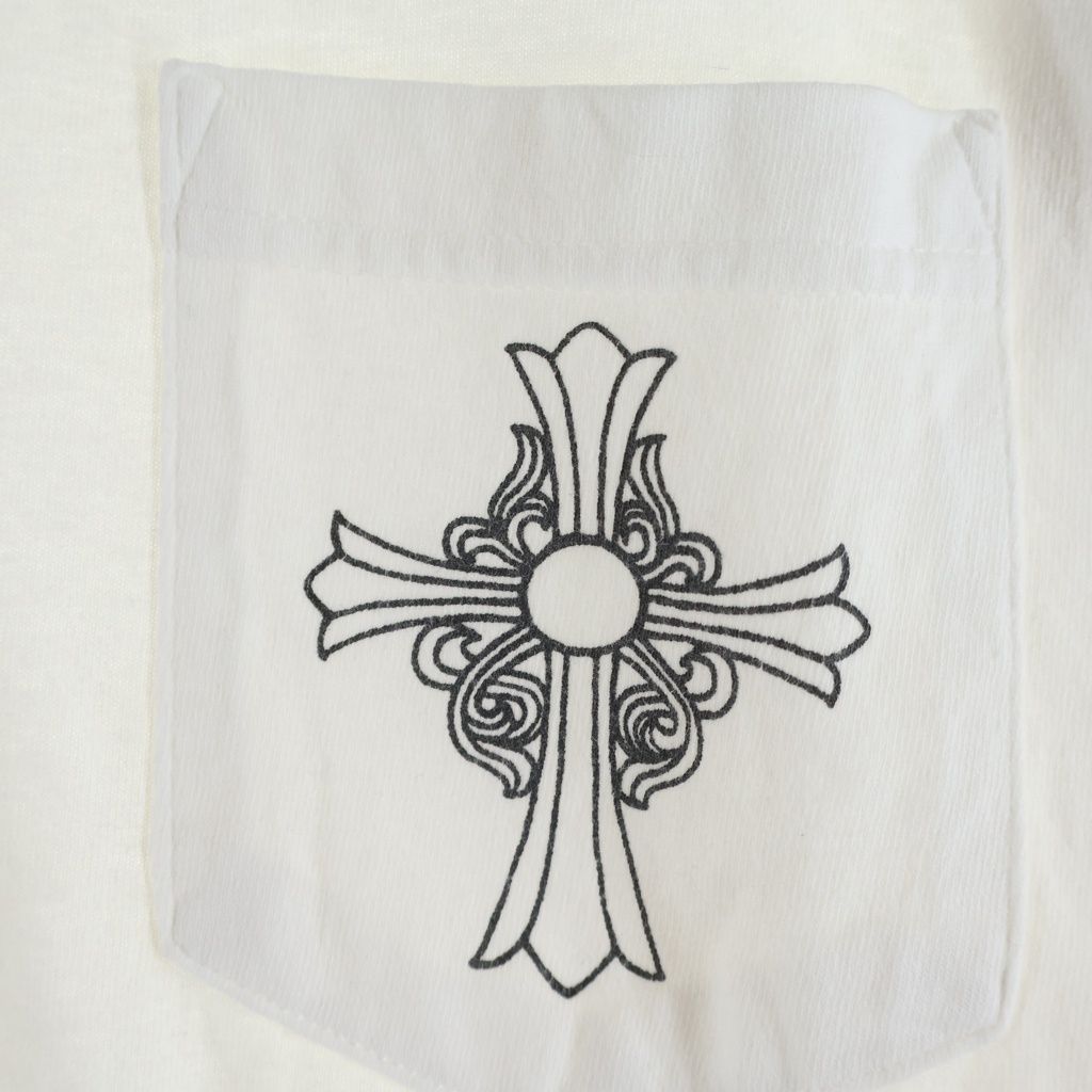 Chrome Hearts Vintage T Bar Logo Print Short Sleeve T Shirt — view 4
