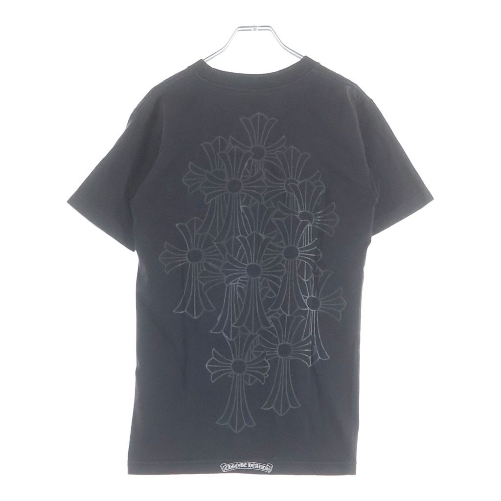Chrome Hearts Vintage Back Cemetery Cross Print Short Sleeve T-Shirt