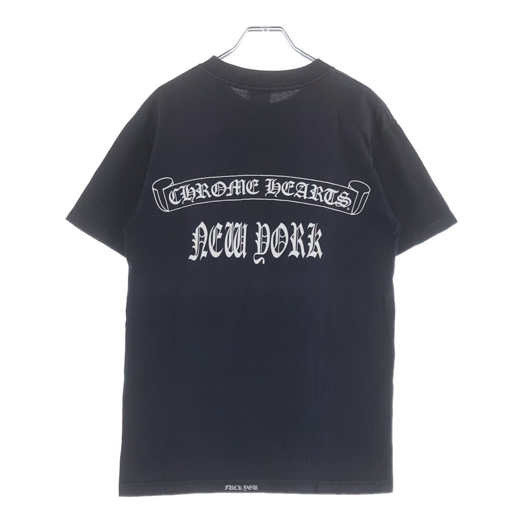 Chrome Hearts Vintage CH S Tee New York Limited Chest Cross Print Crew Neck
