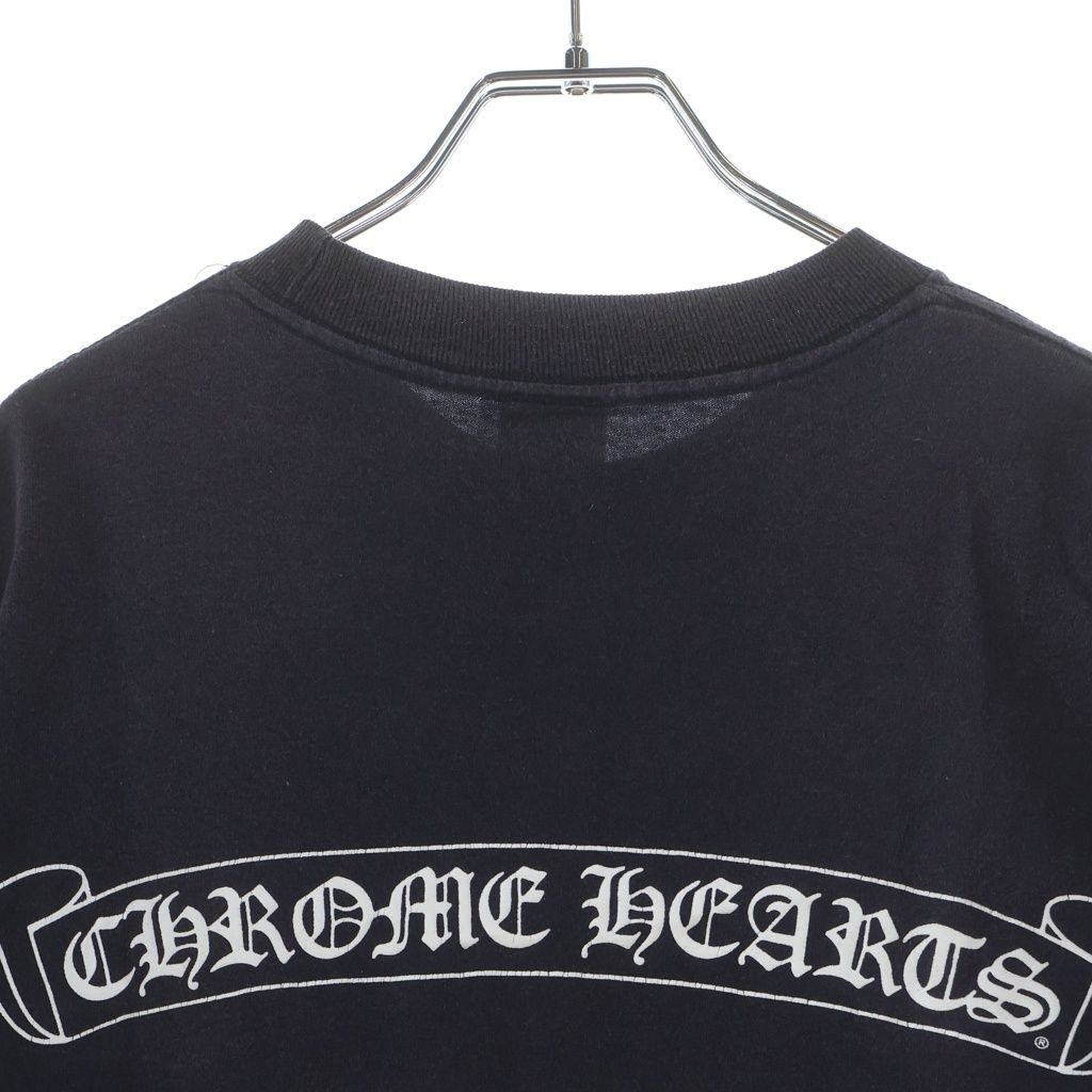 Chrome Hearts Vintage CH S Tee New York Limited Chest Cross Print Crew Neck — view 4