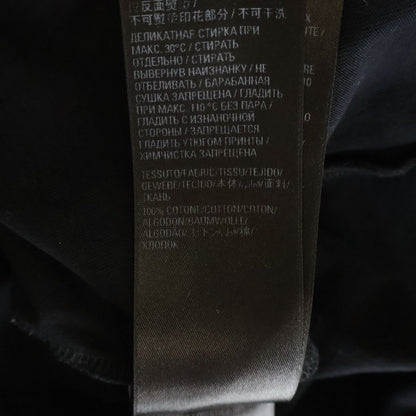 Balenciaga Logo Print Short Sleeve Top T-Shirt Black — view 7