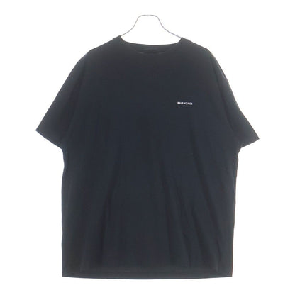 Balenciaga Logo Print Short Sleeve Top T-Shirt Black