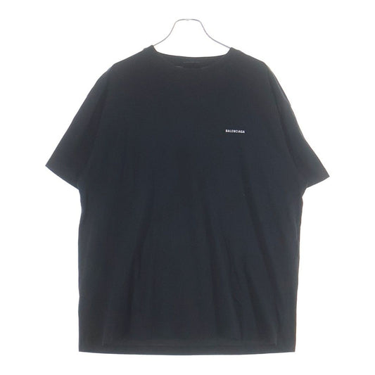 Balenciaga Logo Print Short Sleeve Top T-Shirt Black