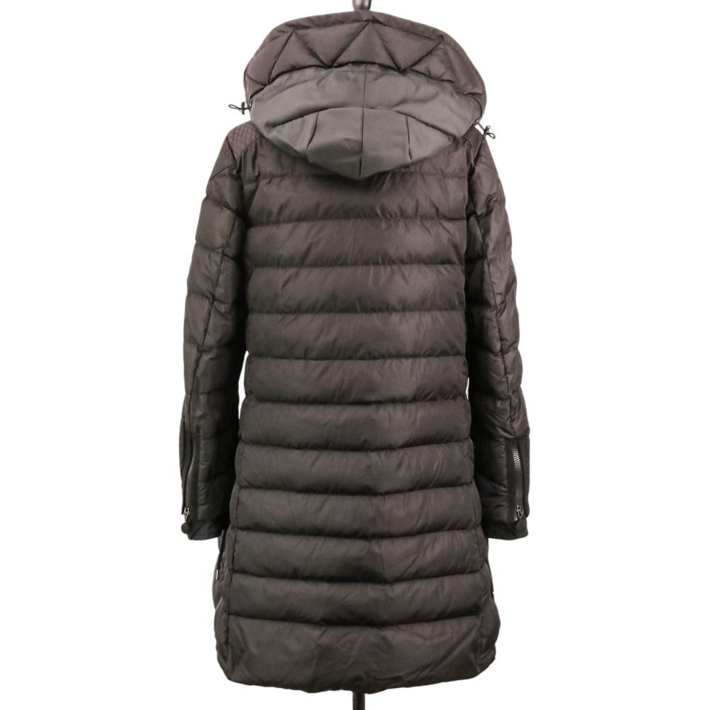 Moncler Christabel Hooded Down Coat 2 Black — view 5