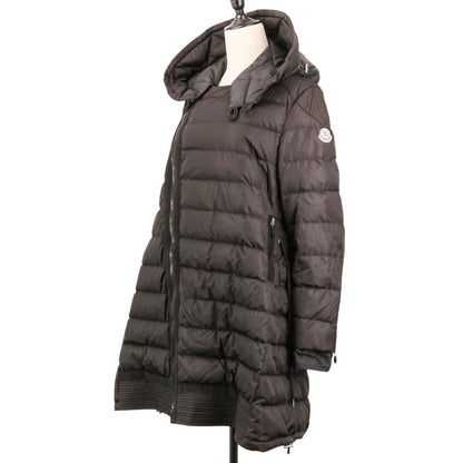 Moncler Christabel Hooded Down Coat 2 Black — view 3