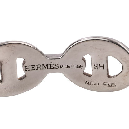 Hermes Chaine D'ancre Bangle Bracelet Silver — view 8
