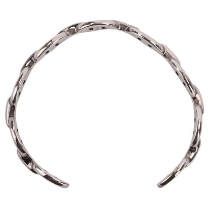 Hermes Chaine D'ancre Bangle Bracelet Silver — view 6
