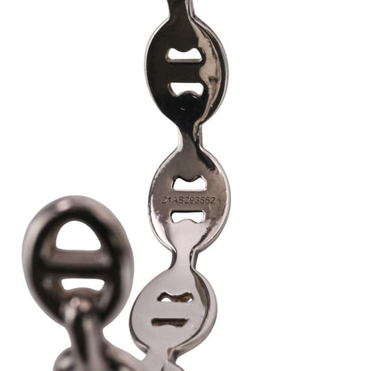 Hermes Chaine D'ancre Bangle Bracelet Silver — view 7