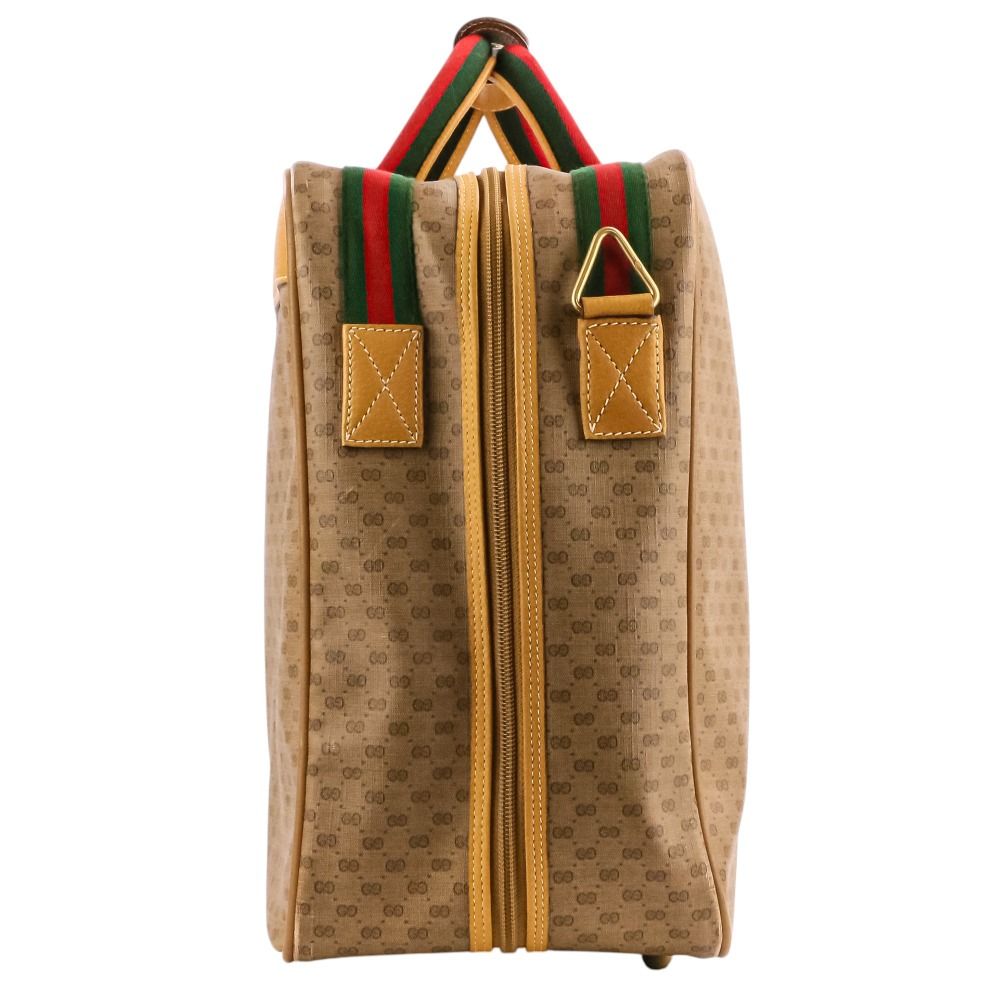 Gucci Micro GG Sherry Line Travel Bag Beige Brown — view 4