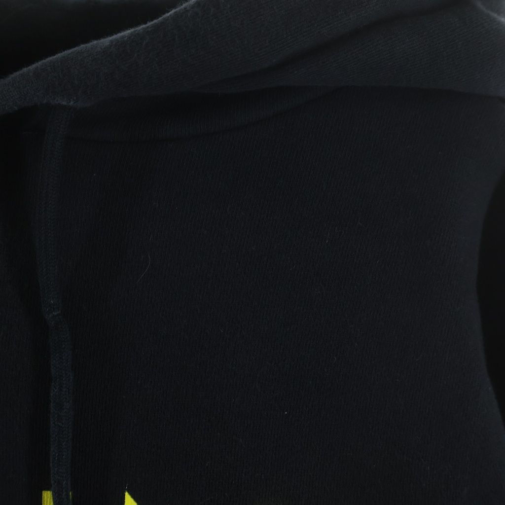 Celine Pullover Hoodie Gradient Logo Sweatshirt Black — view 5