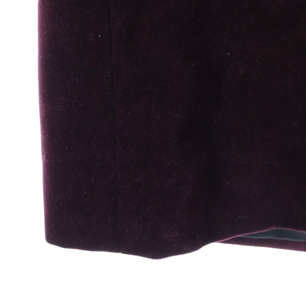 Saint Laurent Paris Peak Lapel Velour Double Breasted Tailored Jacket — view 5